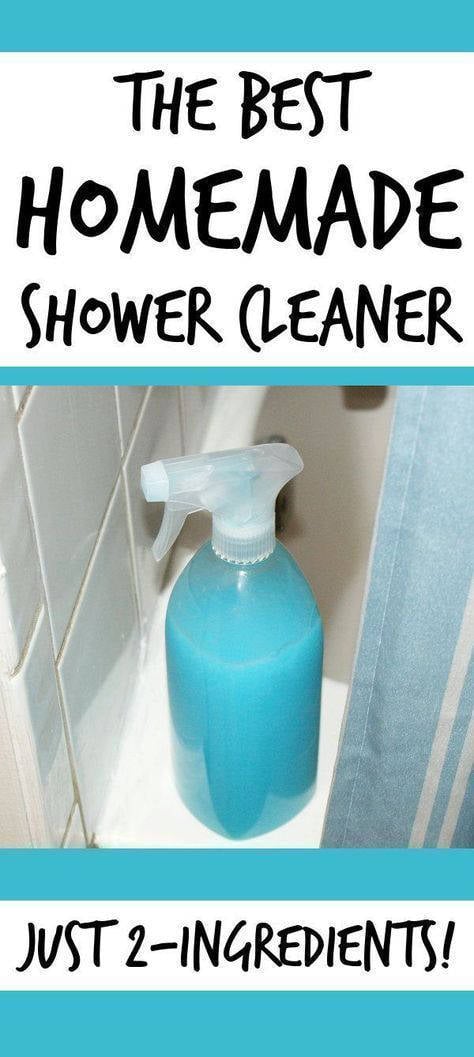 How to Make the Best Shower Door Cleaner Ever with Dawn & Vinegar - Family  Savvy