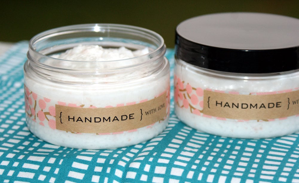 make your own bath salt scrub