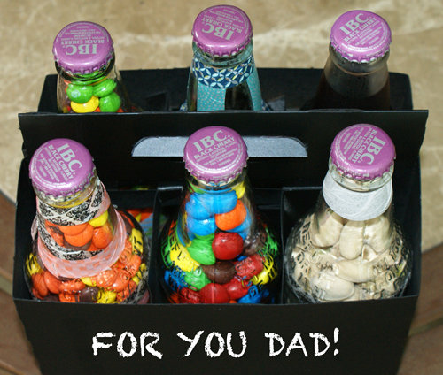 DIY Father's Day Gift - Homemade Six Pack of Treats for Dad!