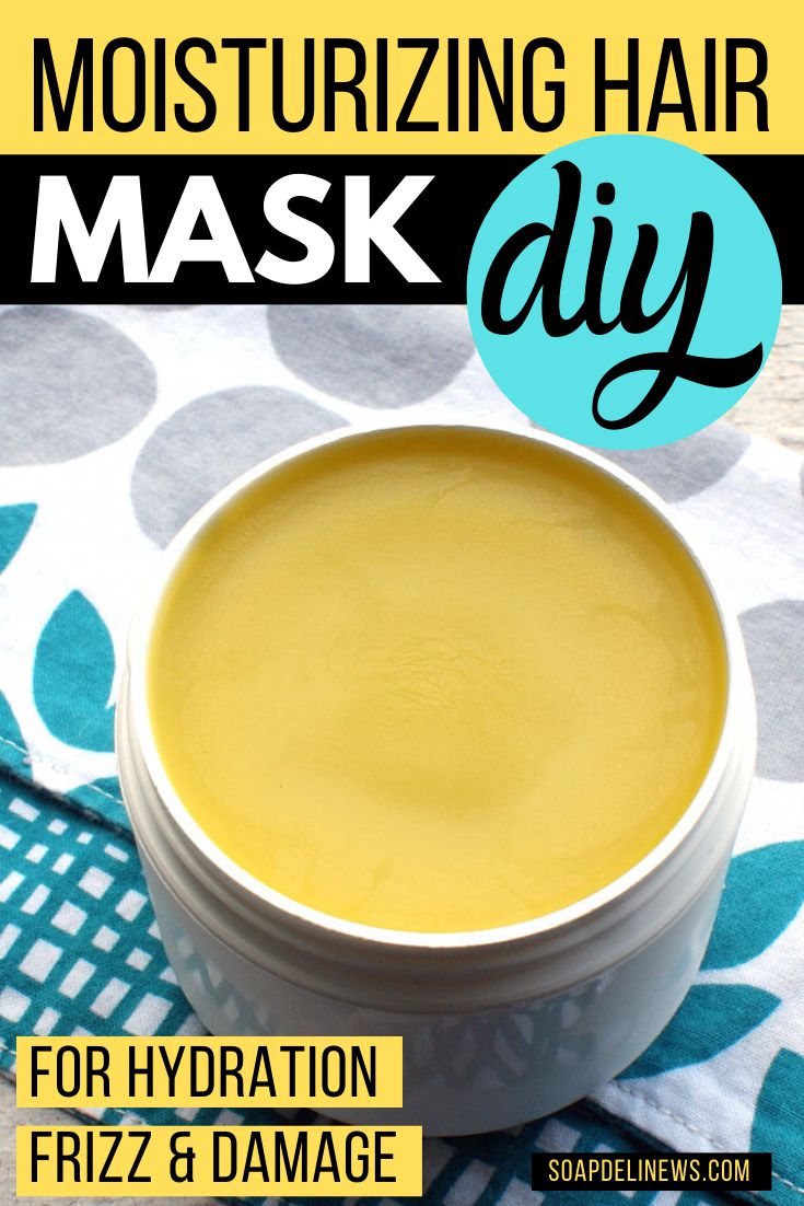 Natural Hair Mask Recipe to Moisturize & Condition Hair & Tackle Frizz