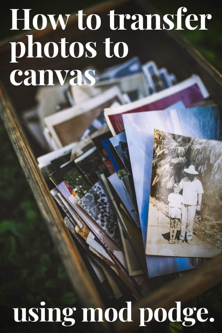 Turning Photos into Canvas Prints! Mod Podge Tutorial