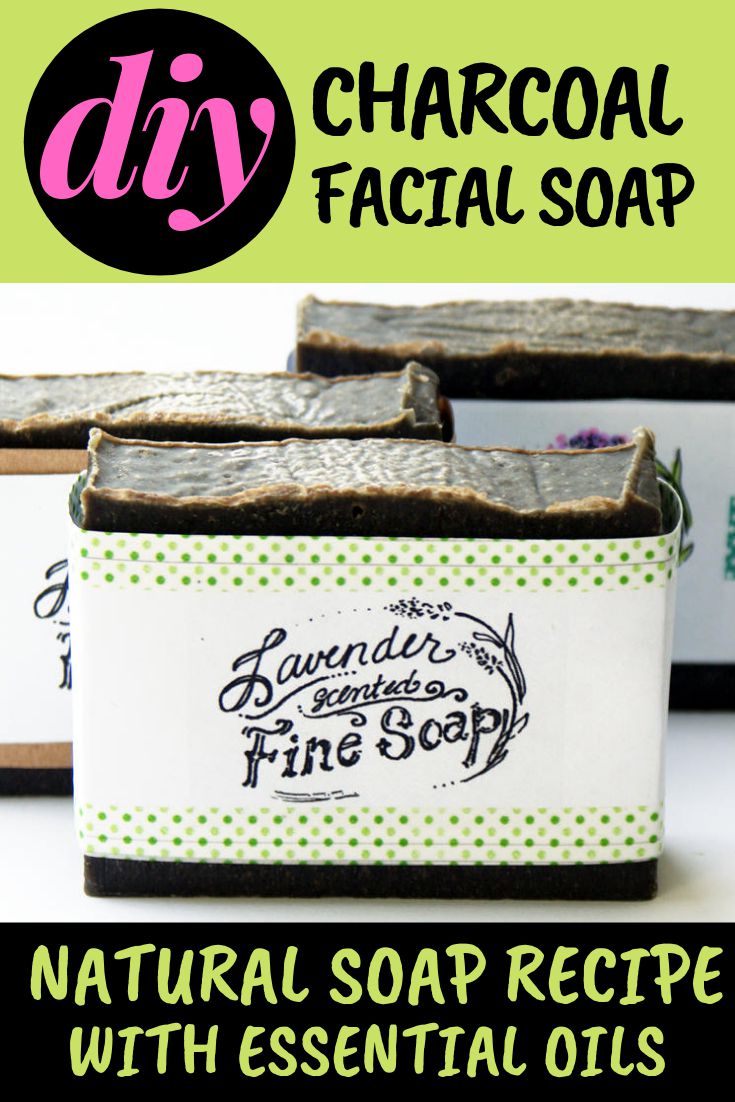 Activated Charcoal Facial Soap Recipe for Acne Prone Skin