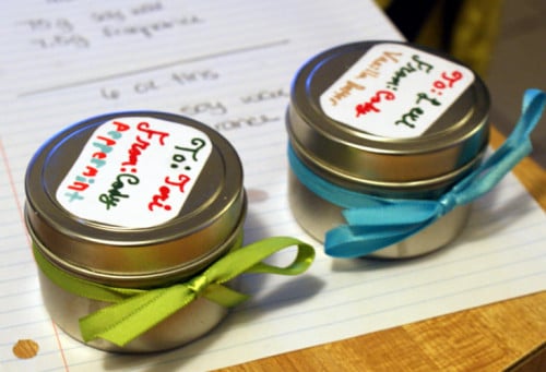 DIY Handmade Soy Candles - Homemade Christmas Gift Idea