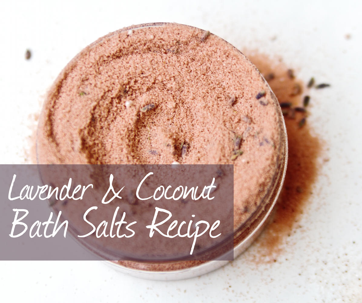 Lavender Bath Salts Recipe with Coconut Milk for Natural Skin Care