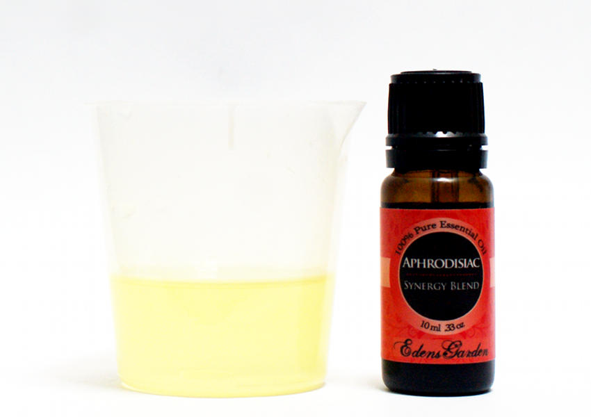 Sensual Massage Oil Recipe with Essential Oils for Valentine's Day