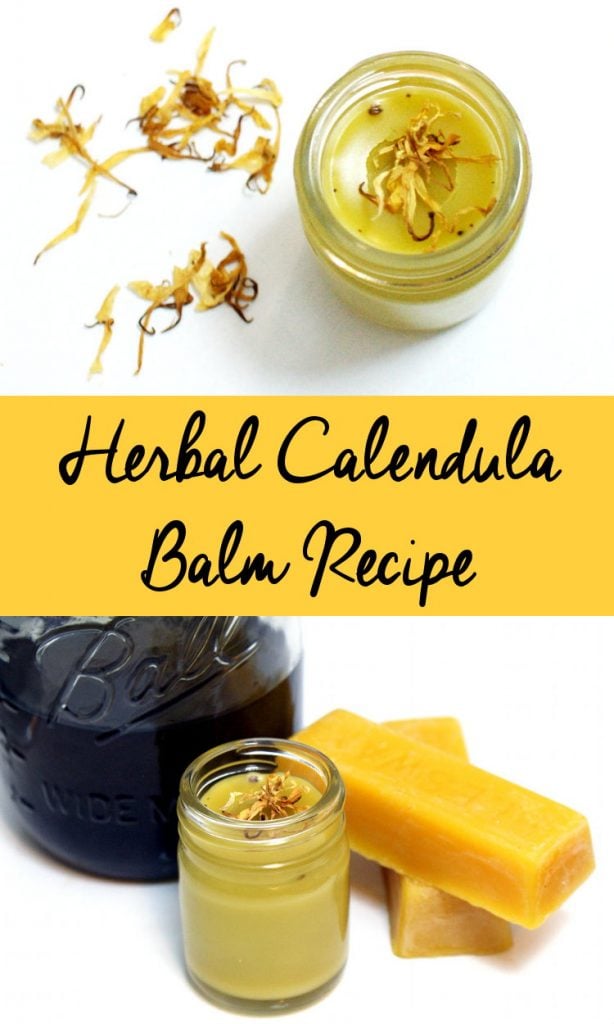 How to Make a Calendula Balm Recipe with Calendula Infused Oil