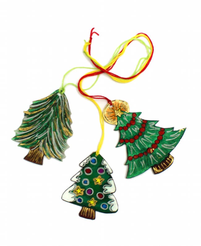 Shrinky Dinks Ornament Gift Tags (& Printable Template