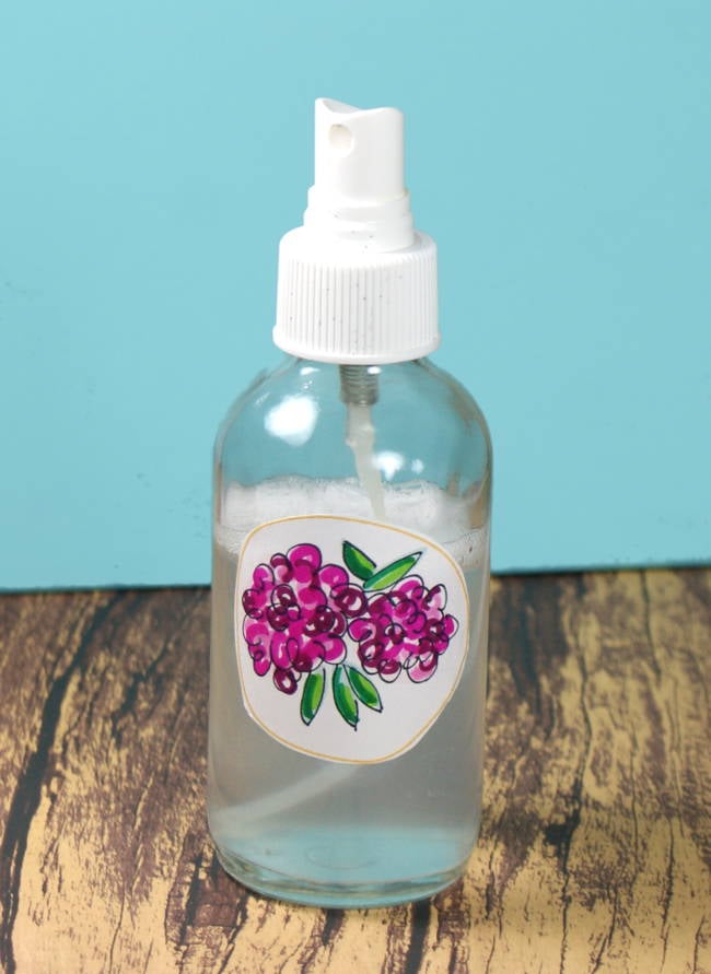 Rose Scented DIY Sea Salt Spray for Hair