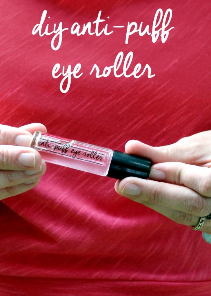 DIY AntiPuff Eye Roller for Tired, Puffy Eyes and Under Eye Bags