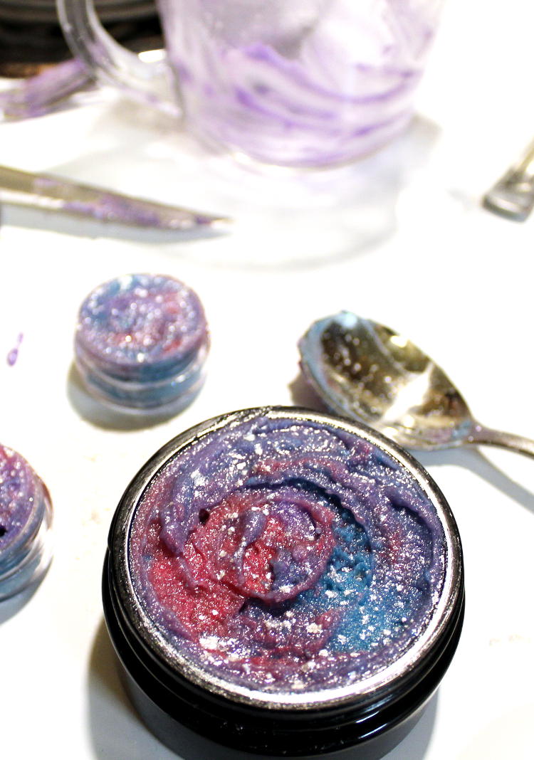 Unicorn Body Butter Recipe with Shimmering Highlighters
