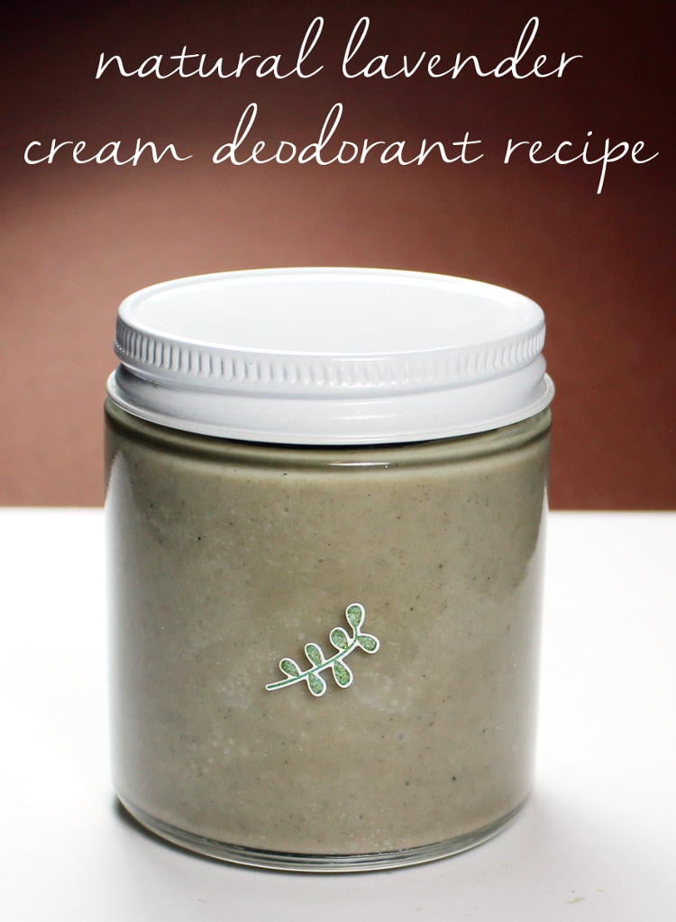 Cream Deodorant Recipe With Lavender