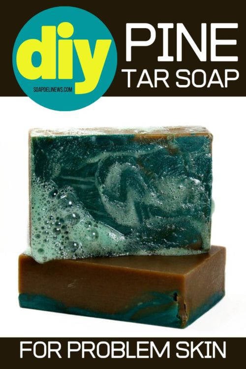 Pine Tar Soap for KP Bumps, Psoriasis, Eczema, + Bug Bites