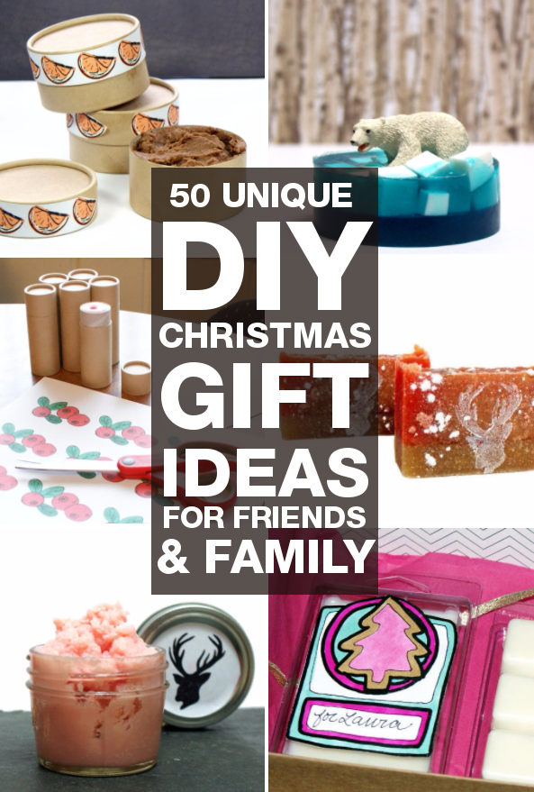 DIY Christmas Gifts: 50 Unique DIY Christmas Gifts You Can Make for ...