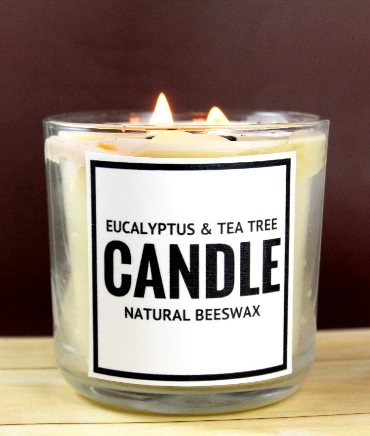 The Easiest Beeswax Candle Recipe  Homemade Gift Ideas - Our Oily House