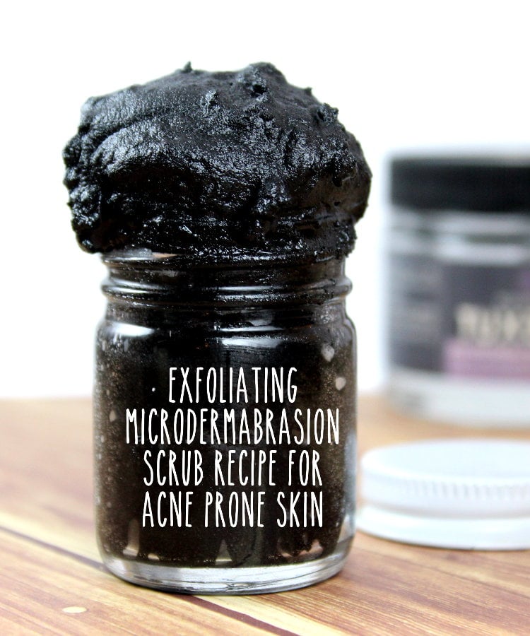 Exfoliating Microdermabrasion Scrub Recipe for Acne Prone Skin