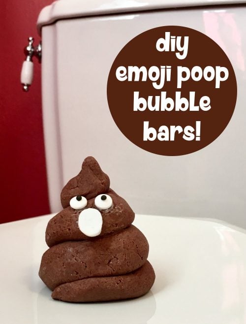 DIY Poop Emoji Soap Recipe For Kids - Kicking It With Kelly