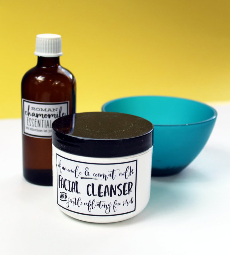 Coconut Milk Facial Cleanser Recipe with Bamboo Extract