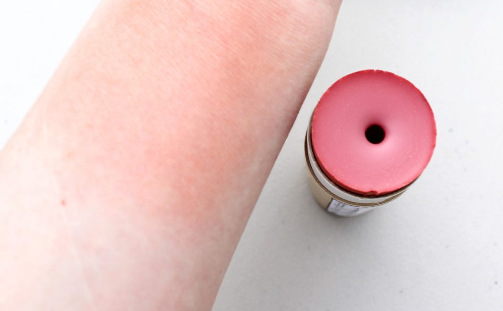 plant based homemade cosmetic makeup stick on fair skin