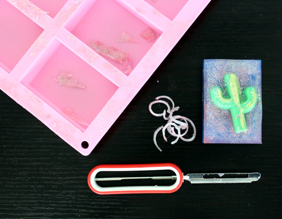 DIY Cactus Soap with EcoFriendly Biodegradable Glitter Soap Deli News