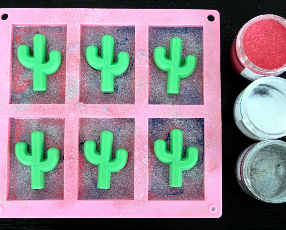 DIY Cactus Soap with EcoFriendly Biodegradable Glitter Soap Deli News