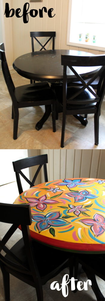 Kitchen Table Makeover (Or rather, how I brightened up my drab kitchen!)