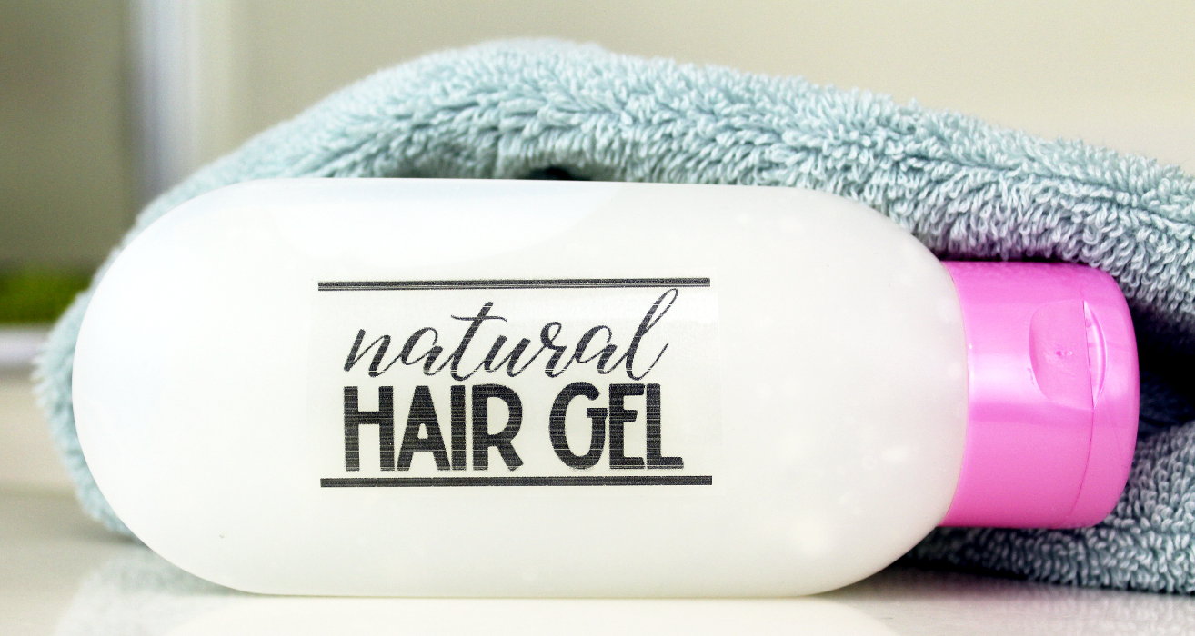 Hair Gel Recipe with Castor Oil & Lemon Mint Essential Oils