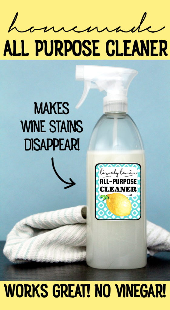 Vinegar Free All Purpose Cleaner That Works Like Magic with 3Ingredients