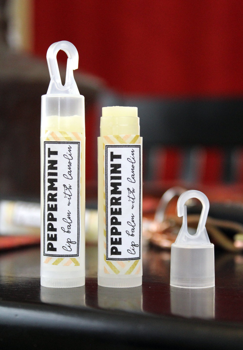 Peppermint Lip Balm Recipe with Lanolin for Chapped Lips + Skin Health