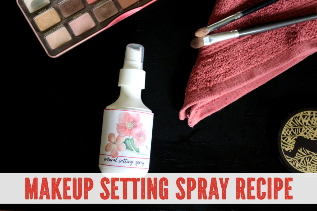All Natural Makeup Setting Spray to Keep Makeup in Place This Summer