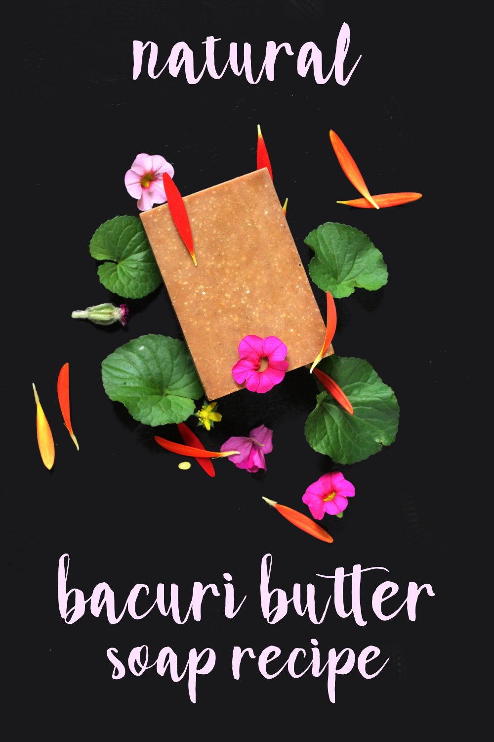 Natural Handmade Bacuri Butter & Murumuru Soap Recipe. This natural bacuri butter & murumuru soap recipe is the perfect soapmaking project for exploring new ways to use exotic ingredients in natural skin care recipes. Left unscented to allow the warm, natural earthy scent of bacuri butter to shine through, this handmade soap recipe is another must for your recipe file!