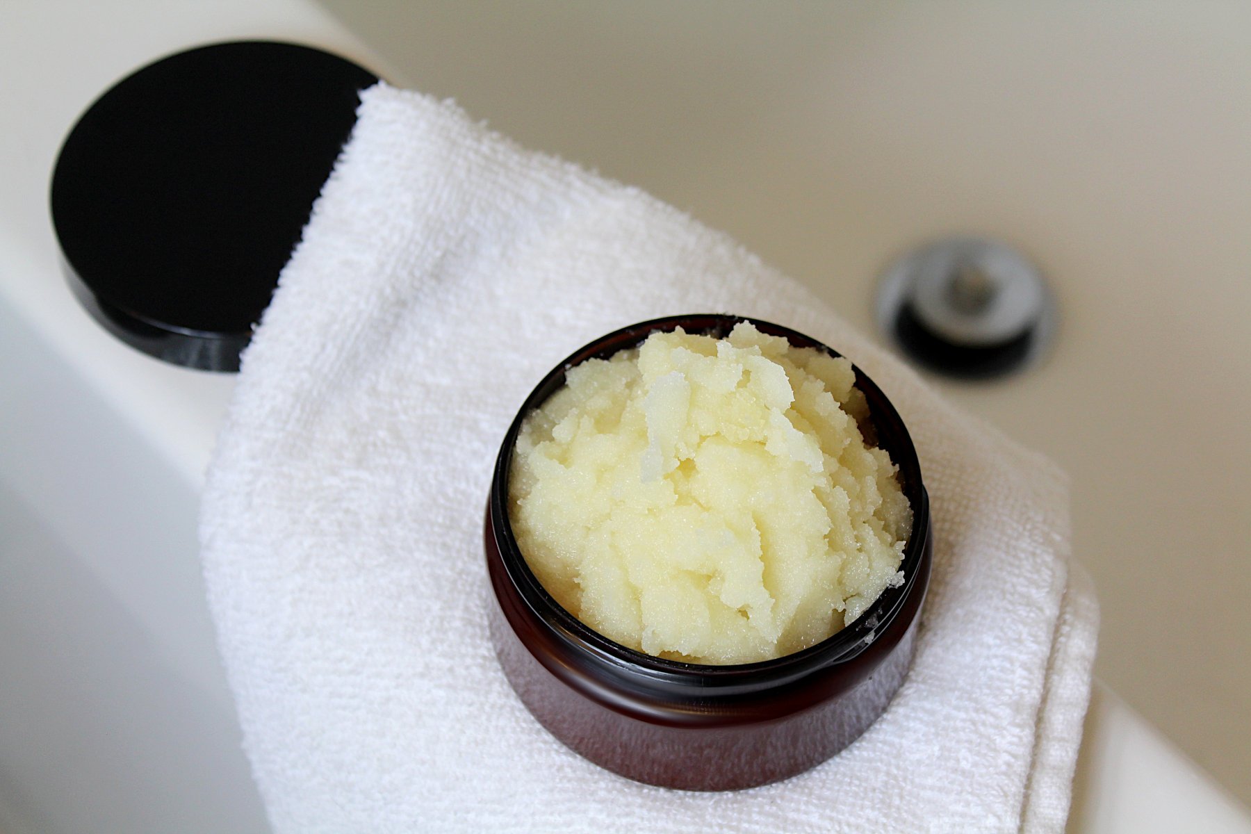 Natural Sugar Scrub Recipe with Murumuru Butter for Dry Skin or Eczema