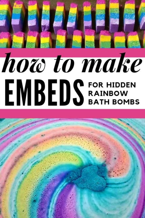 DIY Rainbow Bath Bomb Recipe - Made In A Pinch