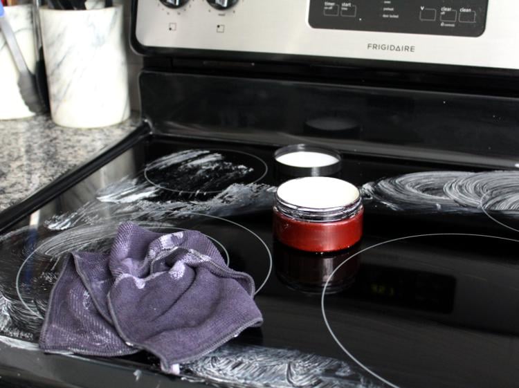 Natural Cleaning Clay Recipe for Glass Stove Tops, Counters & Tile Floors