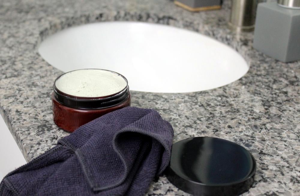 Natural Cleaning Clay Recipe for Glass Stove Tops, Counters & Tile Floors