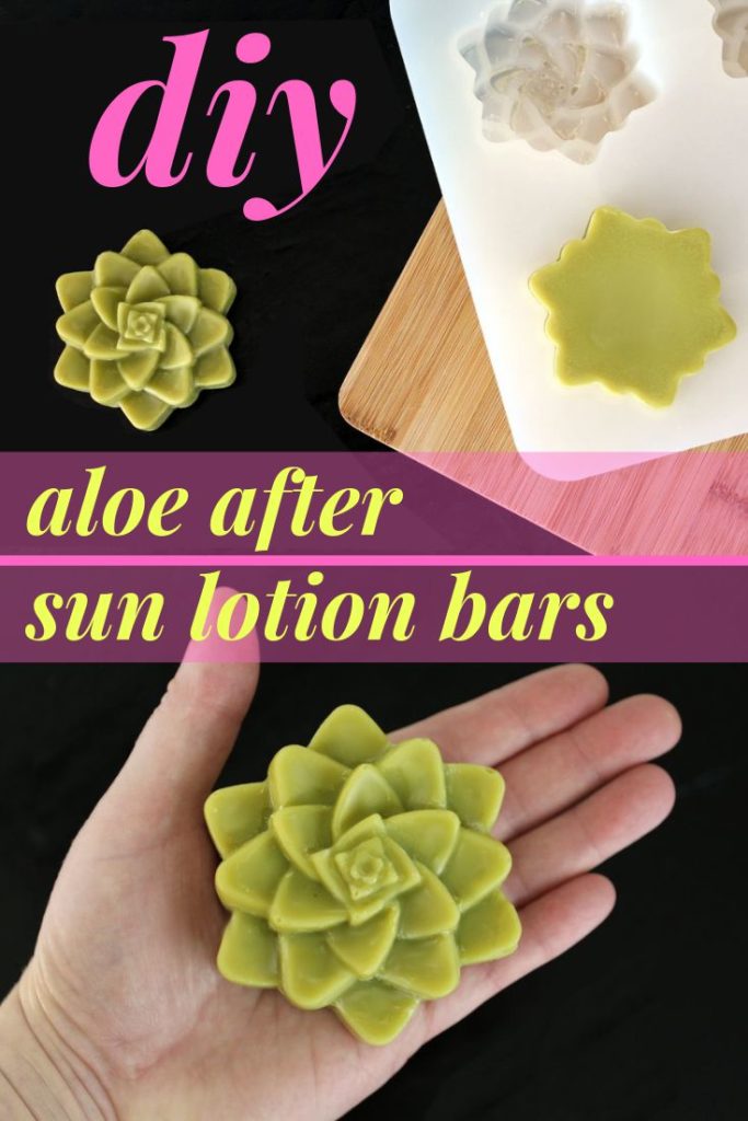 Aloe After Sun Lotion Bar Recipe for Natural Summer Skin Care