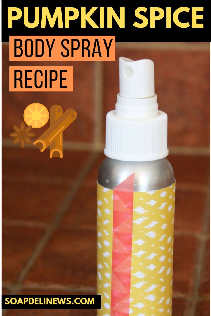 Pumpkin Spice Body Spray Recipe with Essential Oils for Fall