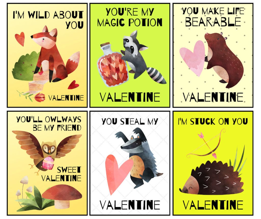 Free Printable Valentines for Kids (And Kids At Heart!) - Soap Deli News
