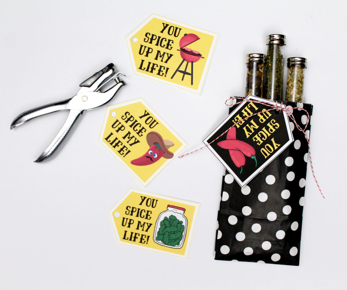 DIY Valentine's Day Gifts for Him with Printable Valentines (for Foodies)