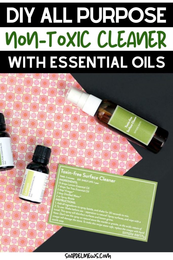 DIY All Purpose Cleaner with Essential Oils for a NonToxic Clean
