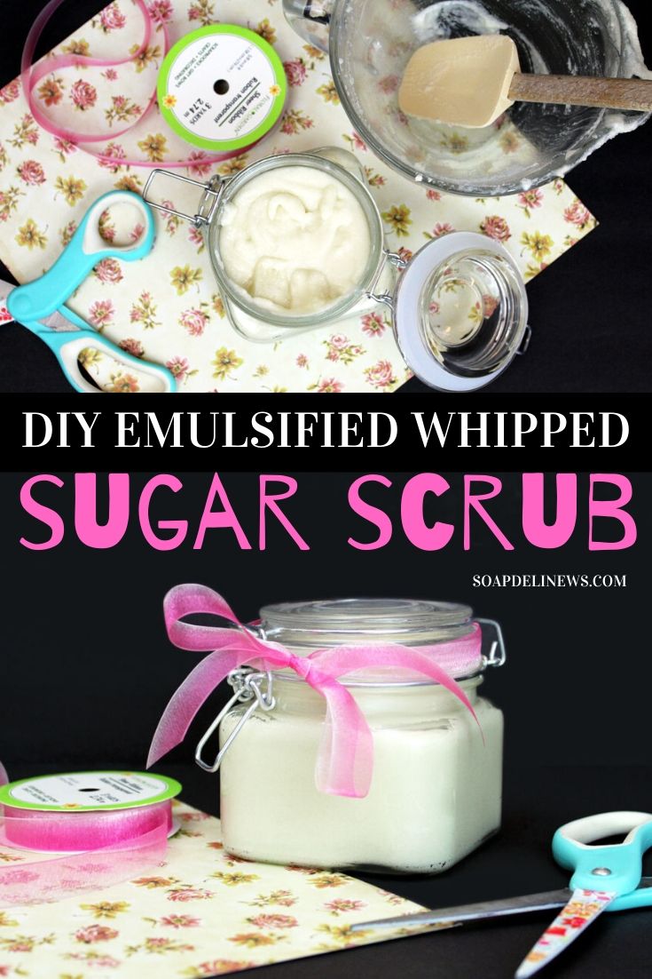 Whipped Sugar Scrub Recipe To Naturally Exfoliate & Hydrate Skin