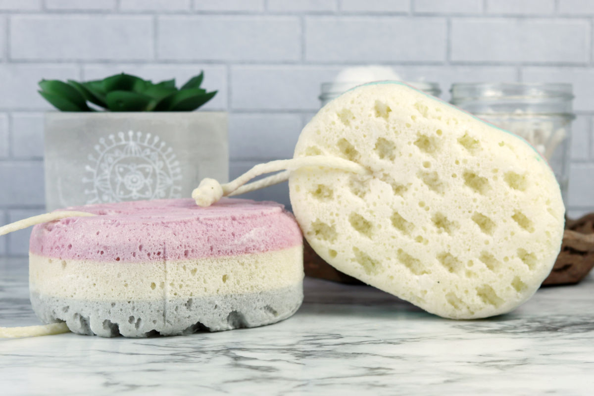 Soap Sponge DIY An Easy Way to Exfoliate Skin & Reduce Plastic Waste
