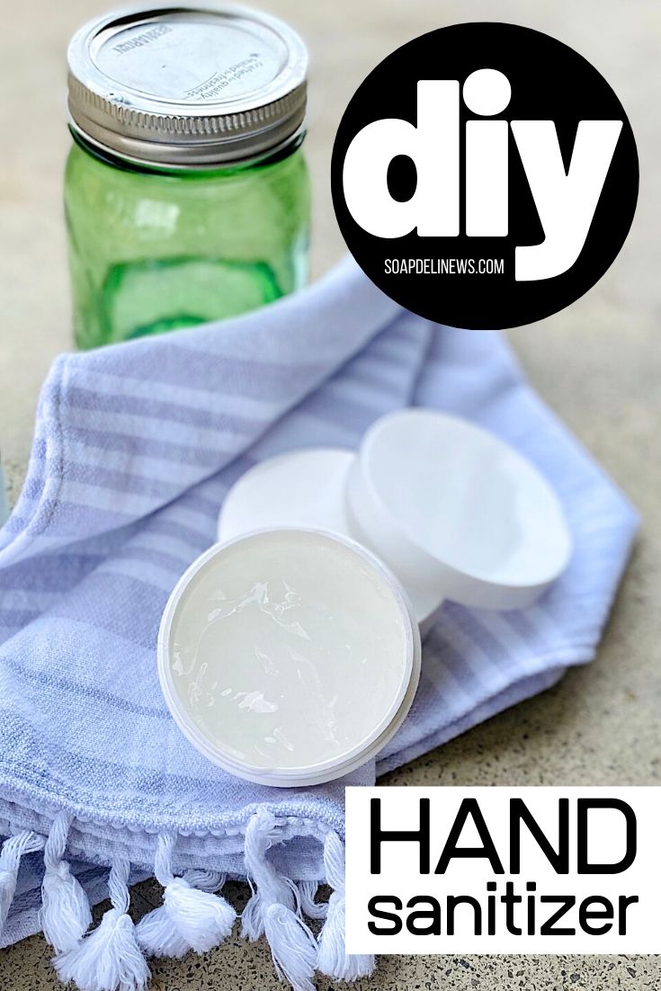 DIY Hand Sanitizer An Alternative When Hand Washing Isn't An Option