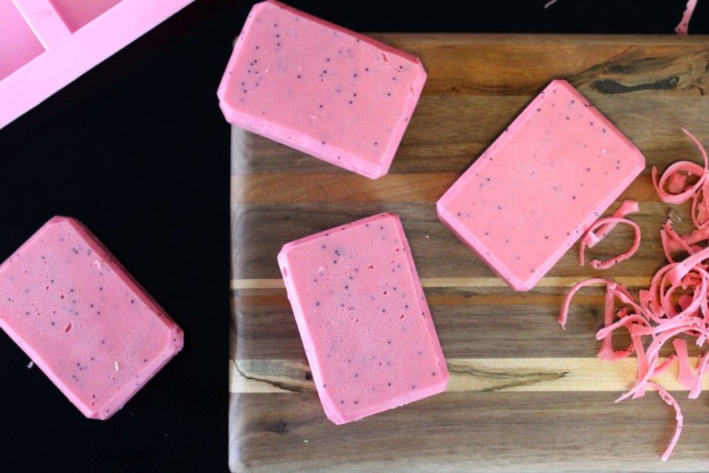 Watermelon Cold Process Soap Recipe with Skin Brightening Vitamin C