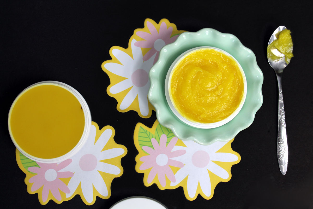 DIY cleansing balm recipe with dandelion infused oil! A simple green beauty recipe for your natural skin care routine with as few as 2-ingredients. This all natural, makeup melting facial cleanser nourishes skin as it removes makeup, dirt and grime for a wonderful, clean beauty alternative. It's the perfect fit for your natural skin care care routine. Discover how to make a DIY dandelion cleansing balm recipe, learn about its natural skin care benefits, additional uses and simple substitutions.