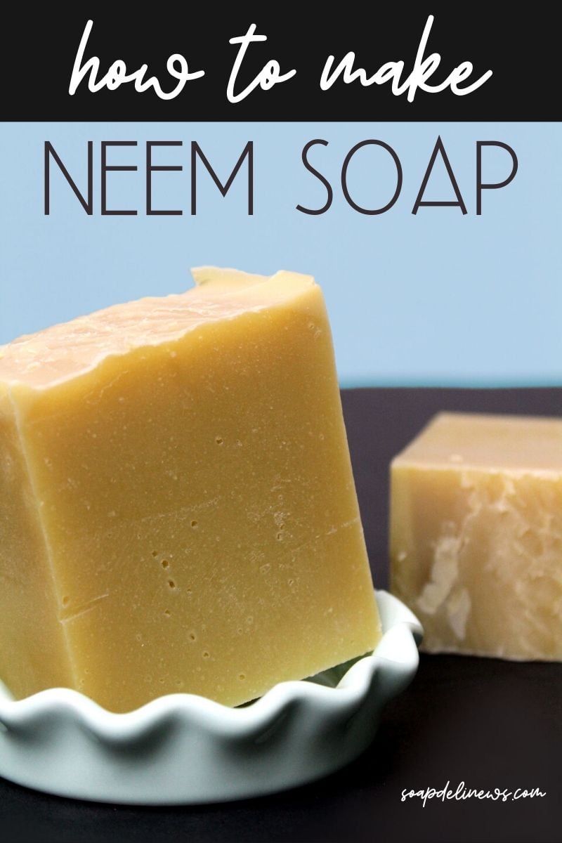 Neem Oil Soap Recipe Cold Process Soap Recipe for Problem Skin