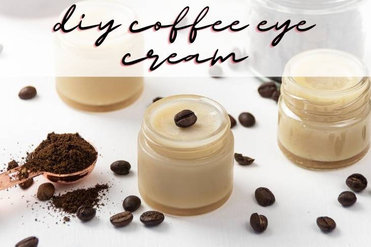 DIY Coffee Eye Cream: A Natural Puffy Eyes Remedy for Natural Beauty. Make this DIY coffee eye cream as a remedy for puffy eyes. Made with homemade coffee infused oil to help tighten skin and reduce under eye puffiness, this coffee under eye cream can also help reduce the appearance of dark circles, wrinkles & fine lines associated with aging. Not only is this DIY coffee eye cream for eye puffiness easy to make, this beauty hack also saves you money over time.
