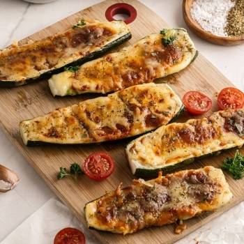 vegetarian zucchini boats recipe (3)