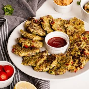vegan zucchini fritters recipe (1)