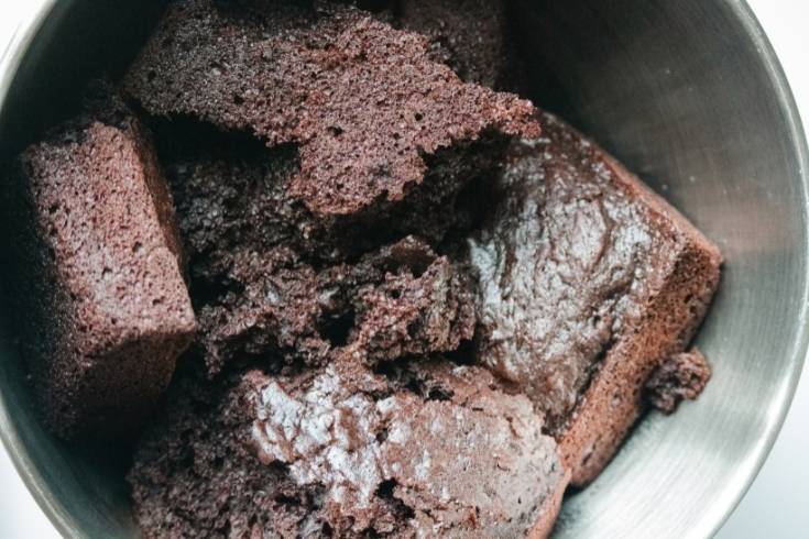 baked box cake mix ready to made into cakesicle dough