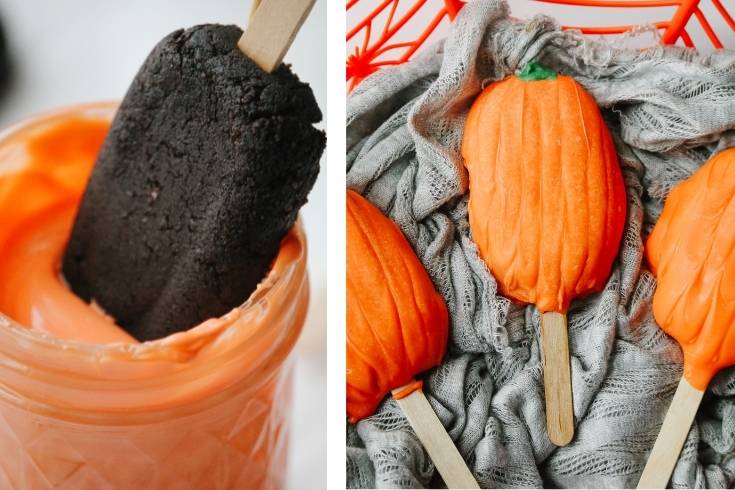 how to make halloween cakesicles